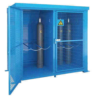 Armoire de stockage - GFL-F90-24.21 - LaCont Umwelttechnik GmbH  - au sol / à portes battantes / pour bouteilles de gaz