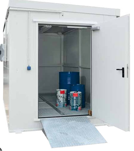 Conteneur de protection - WSC 4-CO/F90 - LaCont Umwelttechnik GmbH  - en acier