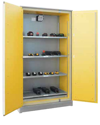 Armoire de stockage - B80-8001-A - LaCont Umwelttechnik GmbH  - de protection / au sol / à double porte