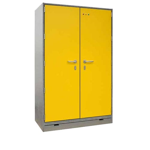 Armoire de stockage - B80-8023-A - LaCont Umwelttechnik GmbH  - au sol / double porte / pour batterie lithium-ion