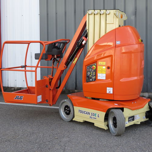 Nacelle à mât vertical mobile - 10E-L Toucan®  - JLG Industries Inc. - électrique / pour usage intérieur et extérieur / compacte