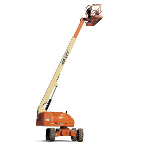 Nacelle télescopique à roues - 460SJ - JLG Industries Inc. - diesel / alimentée par batterie / pour usage extérieur