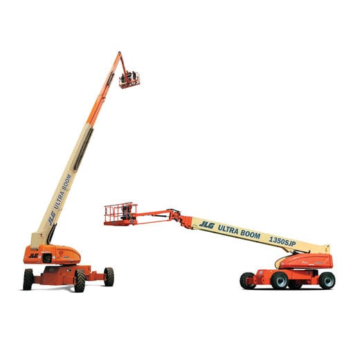 Nacelle télescopique à roues - 1350SJP - JLG Industries Inc. - alimentée par batterie / diesel / pour chantier