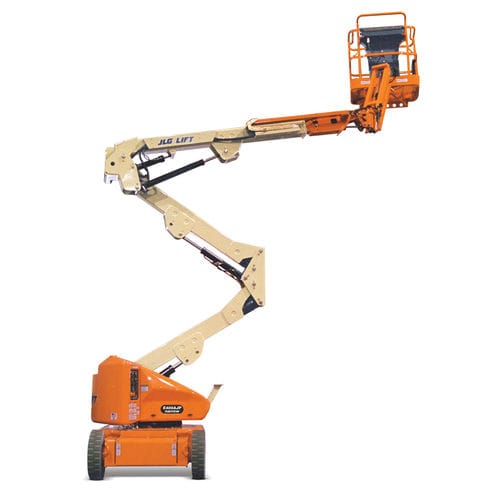 Nacelle articulée à roues - E400AJPN  - JLG Industries Inc. - électrique / pour entrepôt