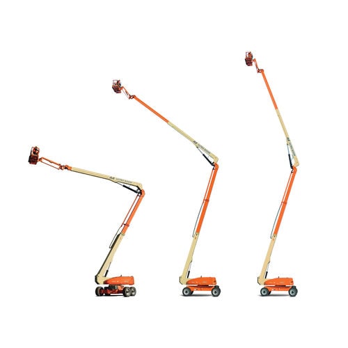 Nacelle articulée à roues - 1250AJP - JLG Industries Inc. - diesel / pour chantier / pour usage extérieur