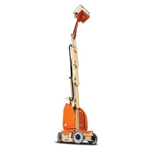 Nacelle à mât vertical mobile - T10E Toucan®   - JLG Industries Inc. - alimentée par batterie / pour entrepôt / compacte