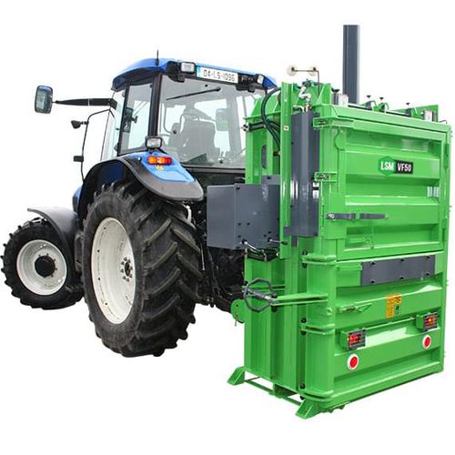 Presse à balles pour carton - VF50 - LSM Recycling Equipment - pour papier / pour déchets / verticale