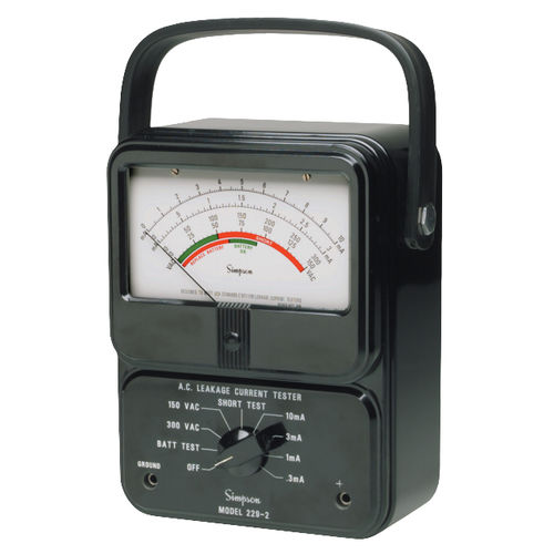 Testeur de courant de fuite - 229-2 series - Simpson - de courant alternatif / de détecteur / analogique