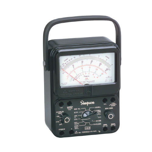 Multimètre analogique - 260-8 series - Simpson - portable / 1000 V / 250 A