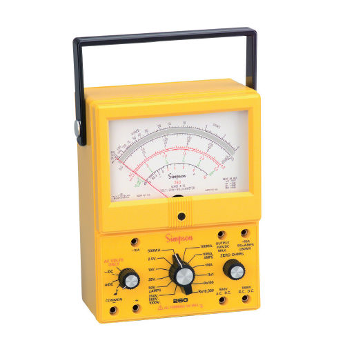 Multimètre analogique - 260-8Xi, 260-8XPi series - Simpson - portable / 1000 V / 250 A