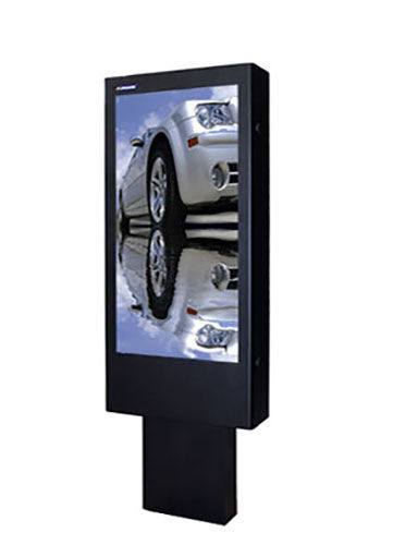 Totem en aluminium - PDS-32-TO-P - Armagard Ltd - publicitaire / pour affichage LCD