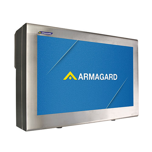 Boîtier affichage LCD - SDS series - Armagard Ltd - montage mural / rectangulaire / en acier inoxydable