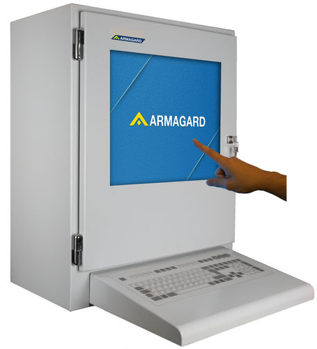 Boîtier à écran tactile LCD - PENC-750 - Armagard Ltd - mural / pour ordinateur de bureau / rectangulaire