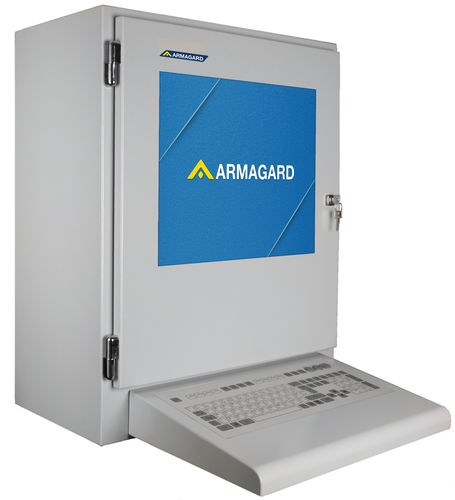 Boîtier de bureau - PENC - 700 - Armagard Ltd - rectangulaire / en acier doux / pour écrans