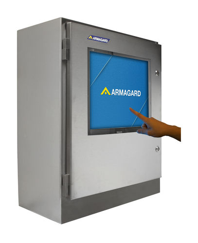 Boîtier pour ordinateur de bureau - SENC-750 - Armagard Ltd - rectangulaire / en inox / pour PC