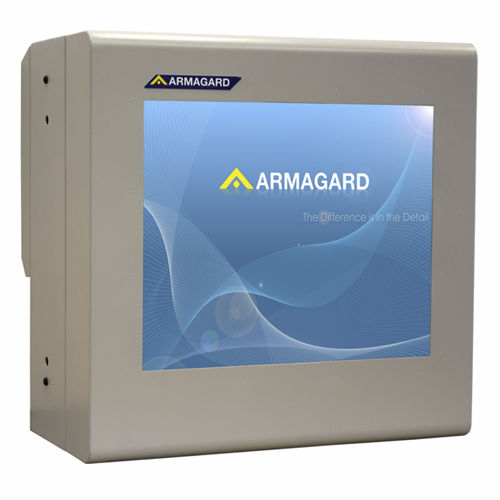 Boîtier affichage LCD - PDS-19-W-L-US - Armagard Ltd - mural / rectangulaire / en acier inoxydable