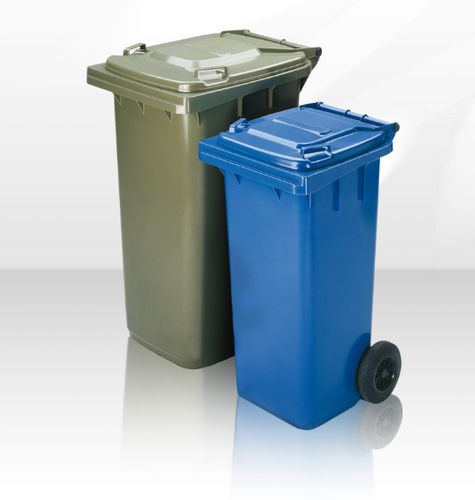Conteneur à déchets en HDPE - MGB 2 - MATTIUSSI ECOLOGIA SPA - pour déchets urbains / à 2 roues