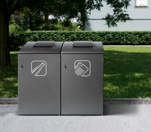 Poubelle en plastique - BIOX - MATTIUSSI ECOLOGIA SPA - pour déchets industriels / de tri sélectif