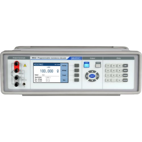 Boîte à décade programmable - M642 - Meatest spol. s r.o.  - contrôlée par ordinateur / de résistances
