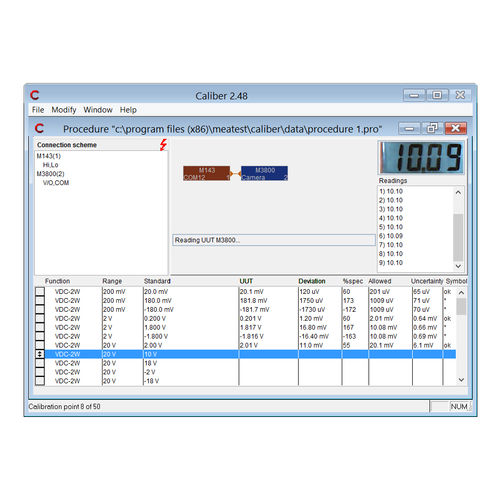 Logiciel de mesure - Caliber - Meatest spol. s r.o.  - de calibration / de laboratoire / de système de mesure