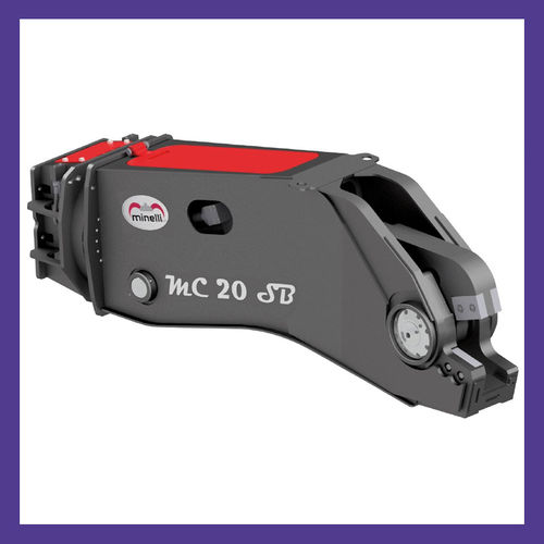Cisaille casse rail hydraulique - MC 20 SB - MINELLI SRL a socio unico - pour excavatrice