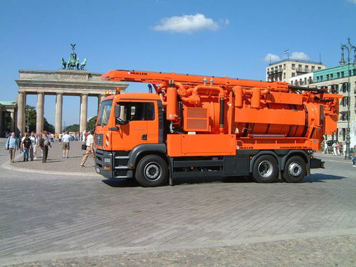 Camion hydrocureur - CANALMASTER WA - Typ ECONOMIC - MÜLLER Umwelttechnik GmbH & Co. KG - à 3 essieux