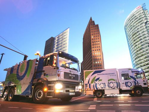 Camion hydrocureur - CANALMASTER WA - Typ PROFESSIONAL - MÜLLER Umwelttechnik GmbH & Co. KG - à 3 essieux / à recyclage d'eau