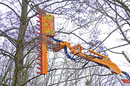 Tête coupe-branche pour pelle hydraulique - AWS 2200 - MULAG Fahrzeugwerk Heinz Wössner GmbH u. Co. KG