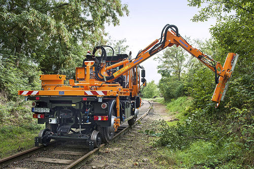 Broyeur à axe horizontal épareuse - ME 700 DB - MULAG Fahrzeugwerk Heinz Wössner GmbH u. Co. KG - pour réseau ferroviaire