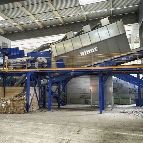 Séparateur de déchets - SDS  - Nihot Recycling Technology B.V.  - de verre / à tambour / de process
