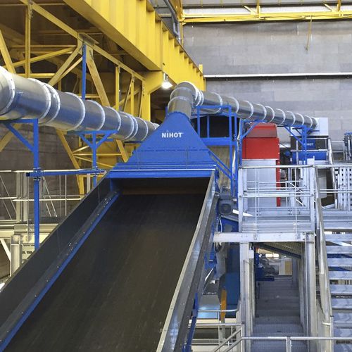 Séparateur de déchets - WSS  - Nihot Recycling Technology B.V.  - à air / rotatif / de process