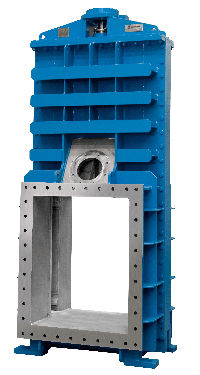 Vanne à guillotine - BU  - ORBINOX  - à commande hydraulique / de régulation / pour huile