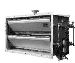 Registre d'air d'isolement - 2 500 x 2 500 mm | PE  - ORBINOX  - de régulation / manuel / électrique