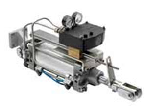 Vérin pneumatique - ISO 6431  - ORBINOX  - double effet / avec unité linéaire de translation