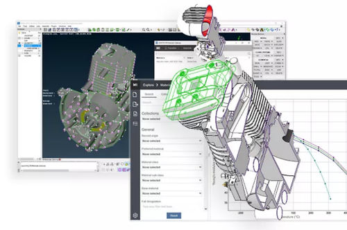 Logiciel de gestion - Granta MI Pro - ANSYS - d'interface / de CAO / de commande