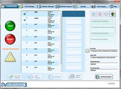 Logiciel de test - Autoware®3 - Associated Research - de réseau électrique / d'électricité