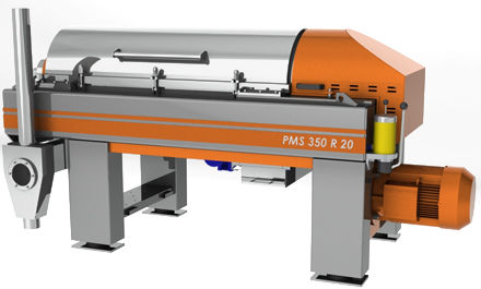 Décanteur pour l'industrie - PMS 350 / R 20 - POLAT MAKINA SANAYI VE TICARET A.S.  - centrifuge / horizontal