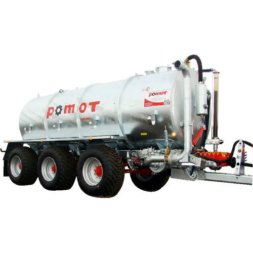 Cuve de transport - T520 - Pomot Sp. z o. o. (GmbH) Chojna  - de boues / galvanisée / sur remorque