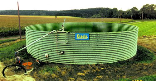 Silo de boues - Pomot Sp. z o. o. (GmbH) Chojna  - galvanisé / en acier / pour l'agriculture