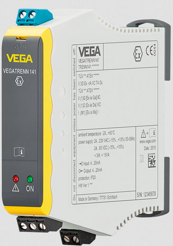 Isolateur galvanique - VEGATRENN 141 - VEGA Grieshaber KG - de signal