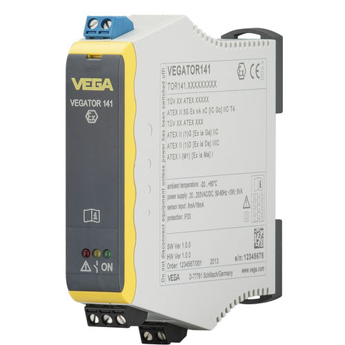 Conditionneur de signal 4-20 mA - VEGATOR 141 - VEGA Grieshaber KG - monovoie / sur rail DIN / pour détection de niveau