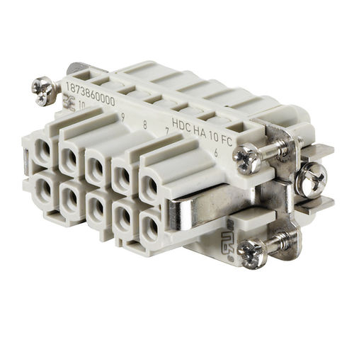 Connecteur d'alimentation électrique - HA series - Weidmüller - à sertir / AC/DC / de courant
