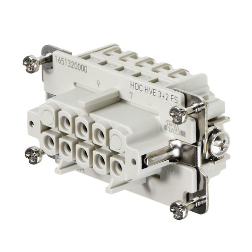 Connecteur d'alimentation électrique - HVE Series - Weidmüller - à vis / AC/DC / de tension