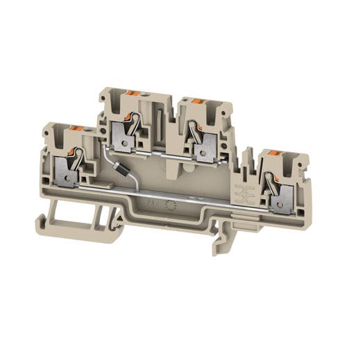 Bloc de jonction enfichable - Klippon® Connect Series - Weidmüller - de traversée / modulaire