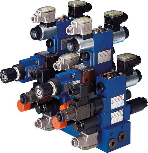 Manifold multivoie - 2HSR06-25/01D - Bosch Rexroth - Industrial Hydraulics - pour électrovanne / hydraulique