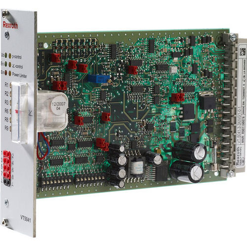 Amplificateur de tension - VT 5041-3X/3-0 - Bosch Rexroth - Industrial Hydraulics - analogique / pour vanne proportionnelle