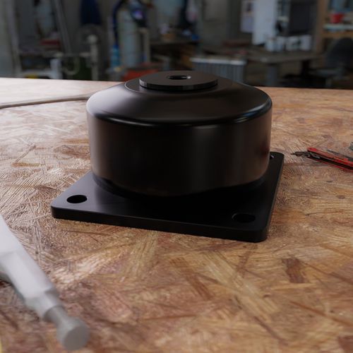 Amortisseur antivibration - GDZ-()-7 - RG+ Schwingungstechnik GmbH  - mécanique / pour machines / industriel