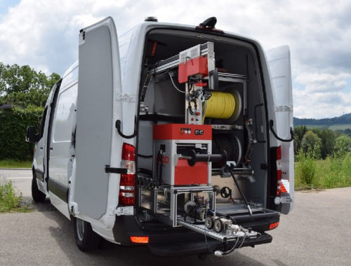 Véhicule d'inspection - AQUA CROSS|LANDER - RICO Umwelttechnik GmbH - pour inspection de canalisations / thermique / avec nettoyeur haute pression