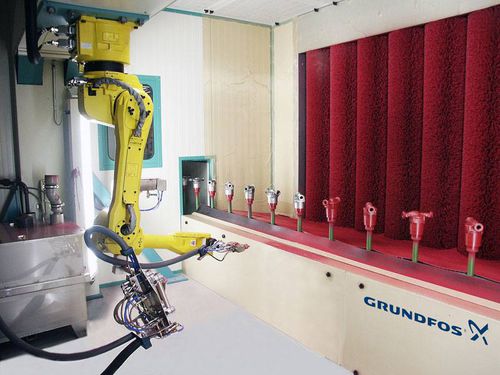 Cabine de peinture à circuit fermé - Rippert GmbH & Co. KG - pour pièces détachées / à rideau d'eau / peinture fraîche