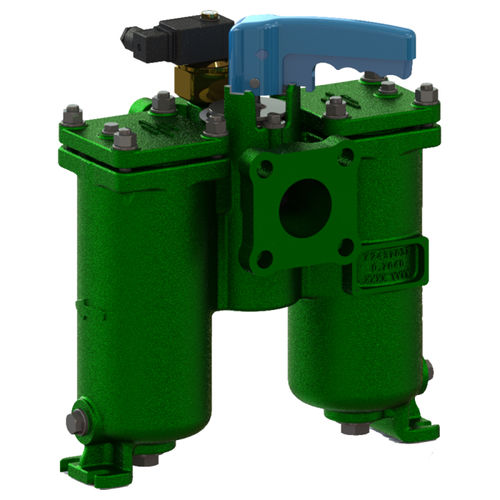 Filtre duplex - FCT07321RA052E00 2AE20 000000 - Filtration Group Industrial - à liquide / à panier double / sous pression